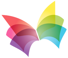Logo: Schmetterling Biblioötheken
